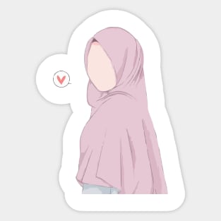 muslim cute Sticker